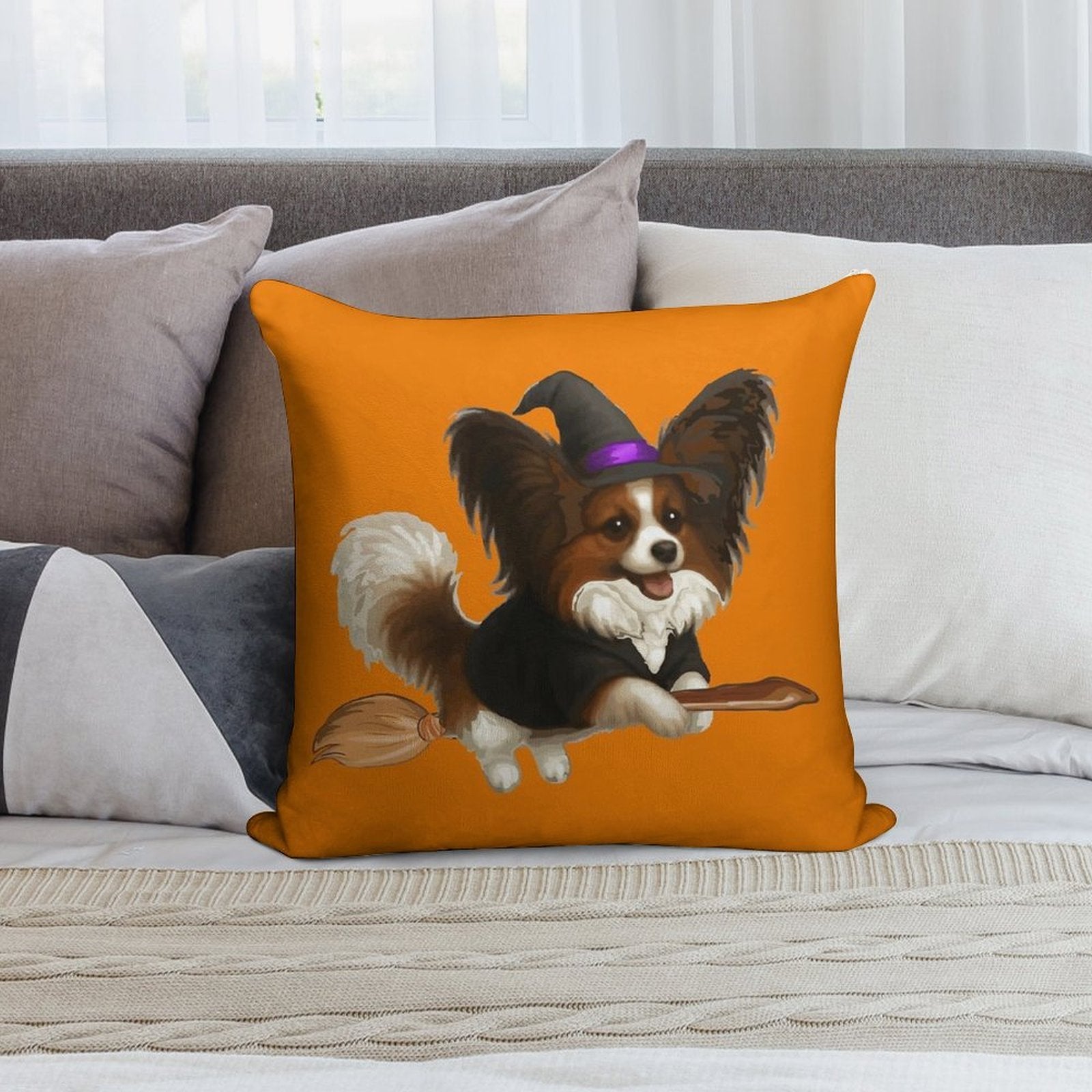 Bewitching Butterfly Ny H LaBs Creations © Soft Decorative Cover Throw Pillow