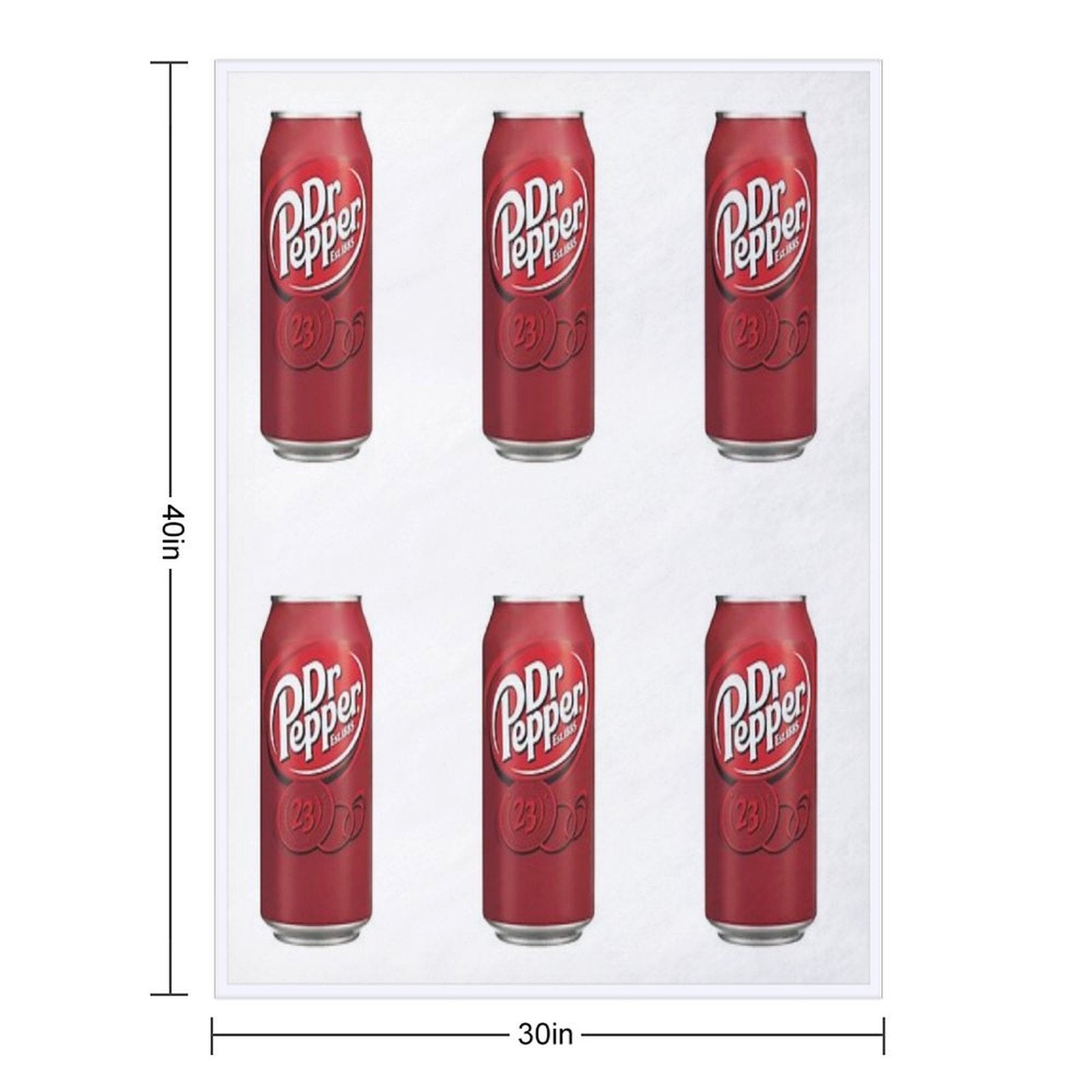 Dr. Pepper Gift-ready Throw Blanket