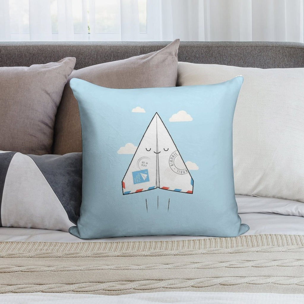 Airmail Soft Bedroom Essential Throw Pillow