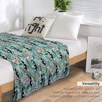 Australian Bush Magpies Wrinkle-free Throw Blanket