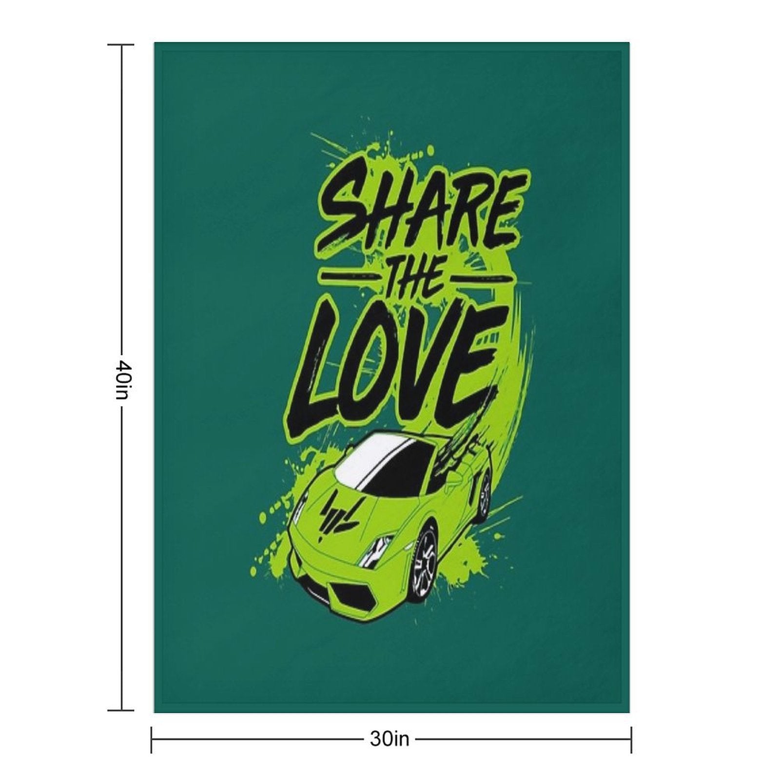 Youth Share The Love Lightweight Throw Blanket
