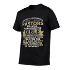 Funny Pastor Appreciation Gift Christian Preacher Men Women  Versatile T-Shirt