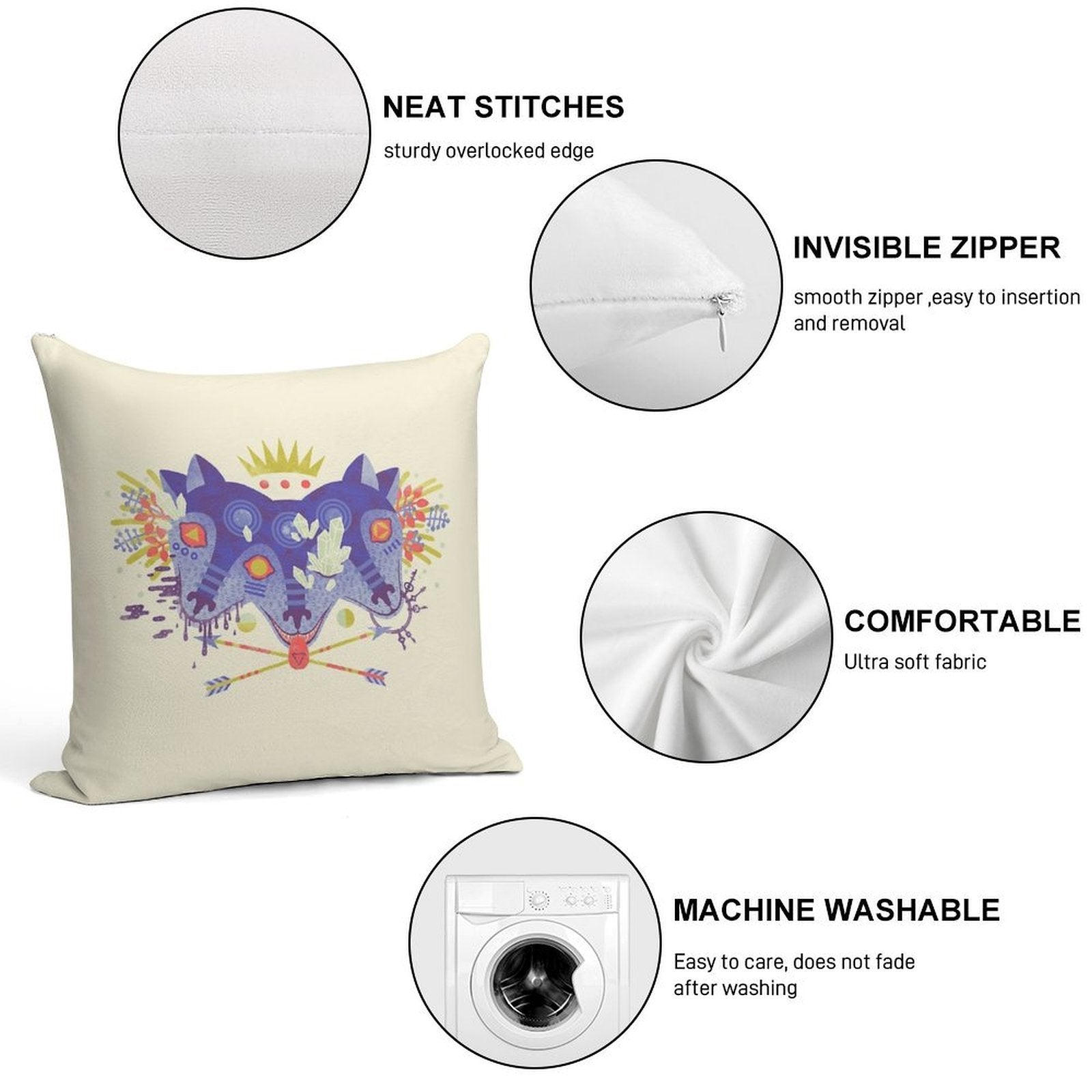 The Gatekeeper Soft High-Density Material Throw Pillow