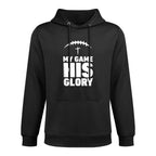 My Game His Glory Football Christian Jesus Winner Men Colorfast Hoodie