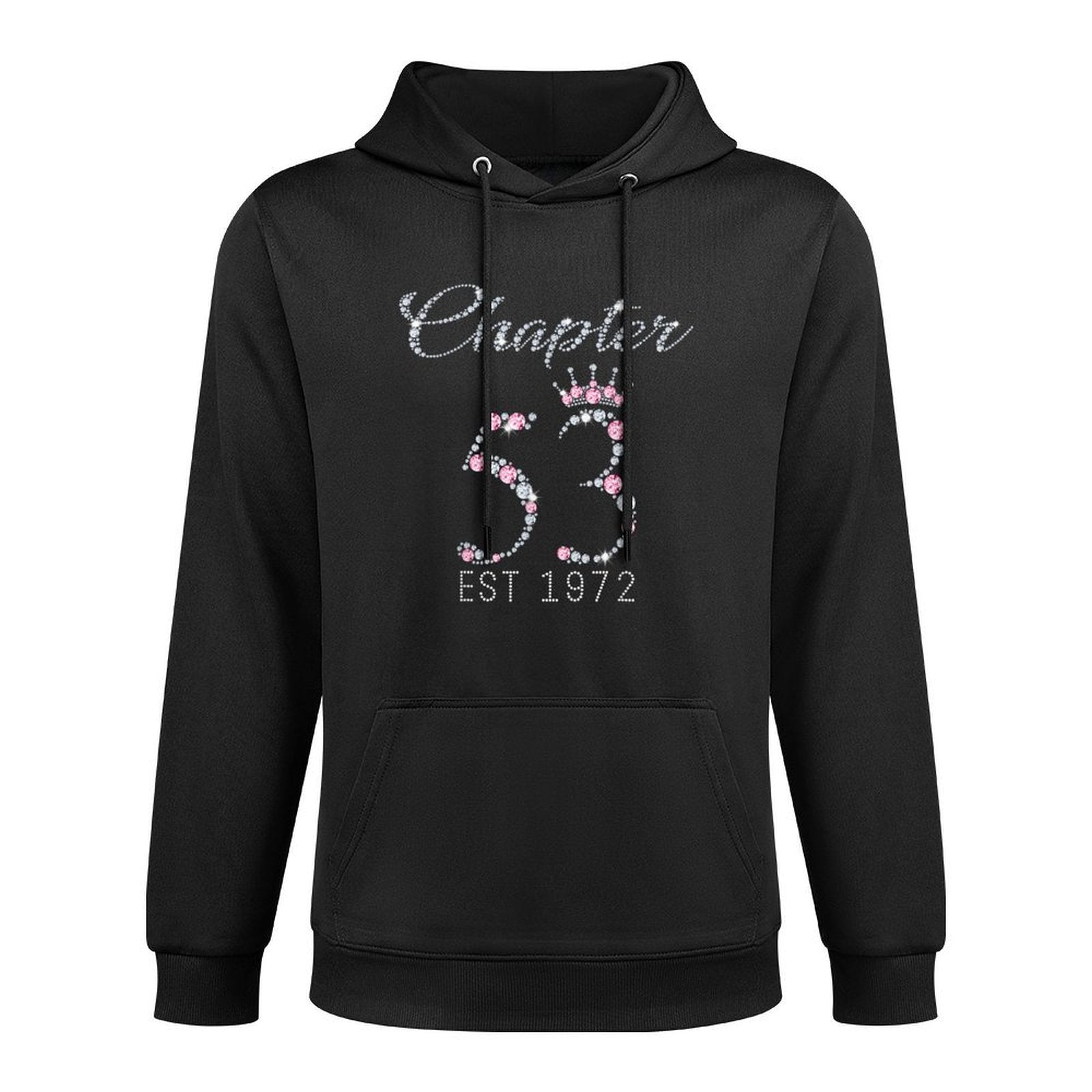 Chapter 53 EST 1972 53rd Birthday Gift For Womens Versatile Streetwear Hoodie