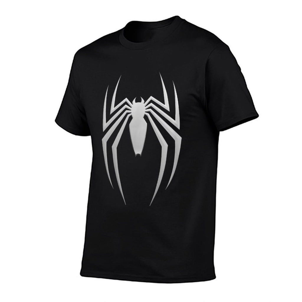 Marvel Spider-Man 2 Game Spider Logo  Heathered Texture T-Shirt