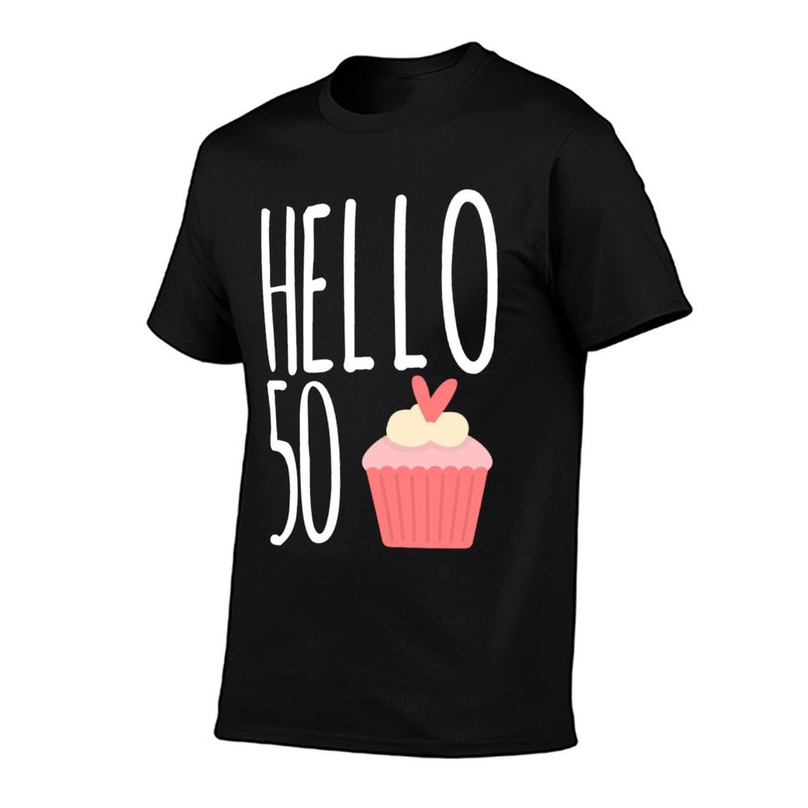 50th Birthday Gift Idea For Her Hello 50 Cupcake  Breathable T-Shirt