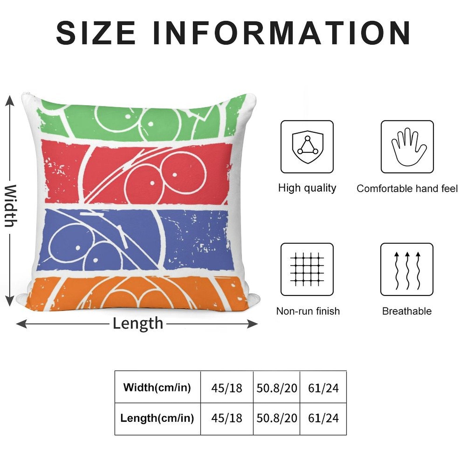 South Park Minimal Faces Soft High-Density Material Throw Pillow