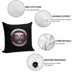 Jaguar Cars Soft Fade-Resistant Throw Pillow