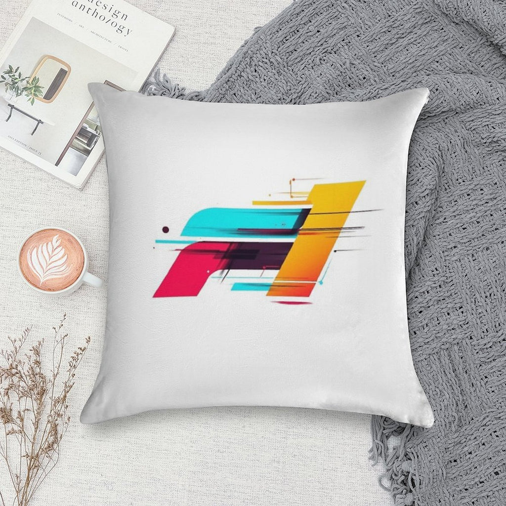 Formula 1 Modern Redesigned Logo Soft Multiple Sizes Throw Pillow
