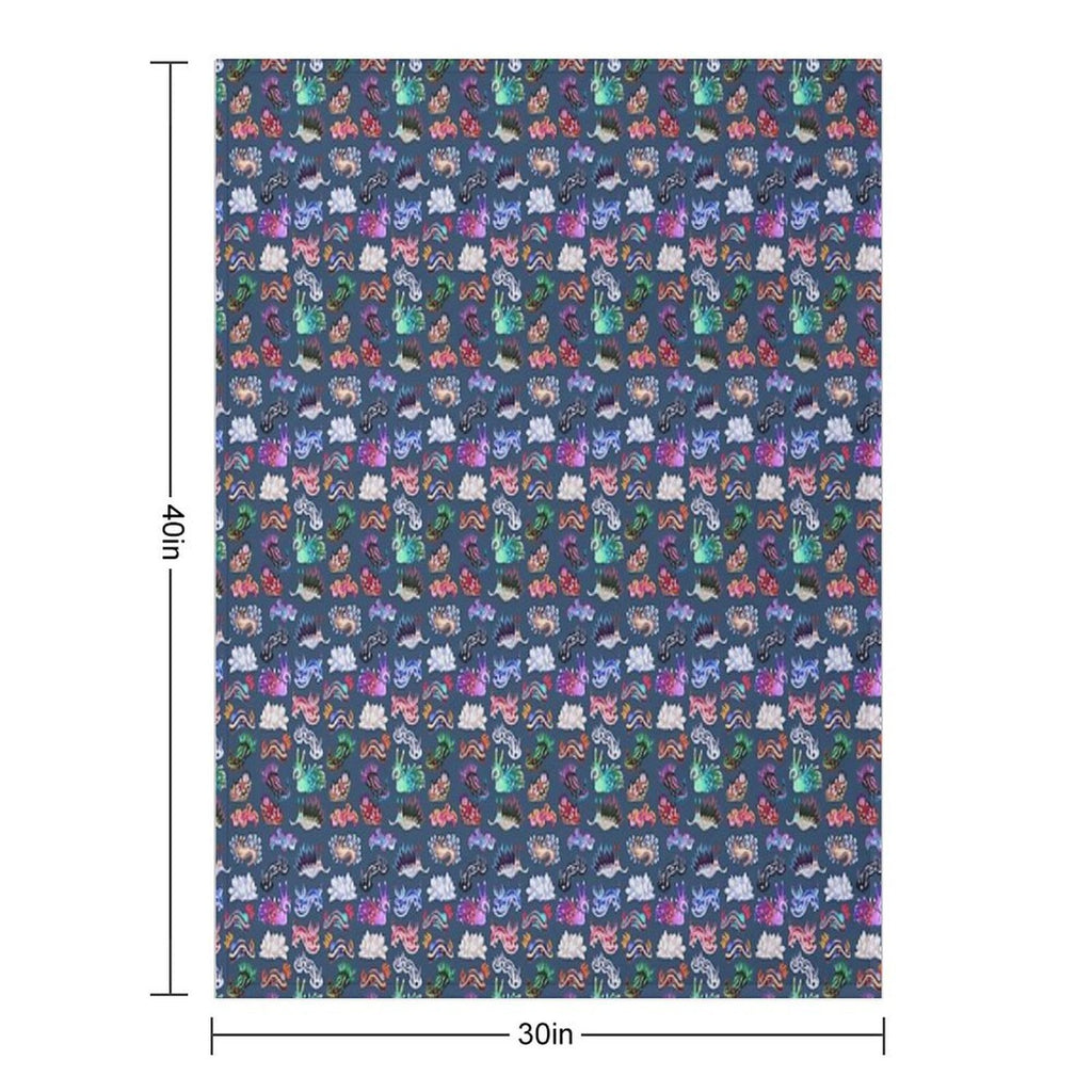 NUDIBRANCH Versatility Throw Blanket