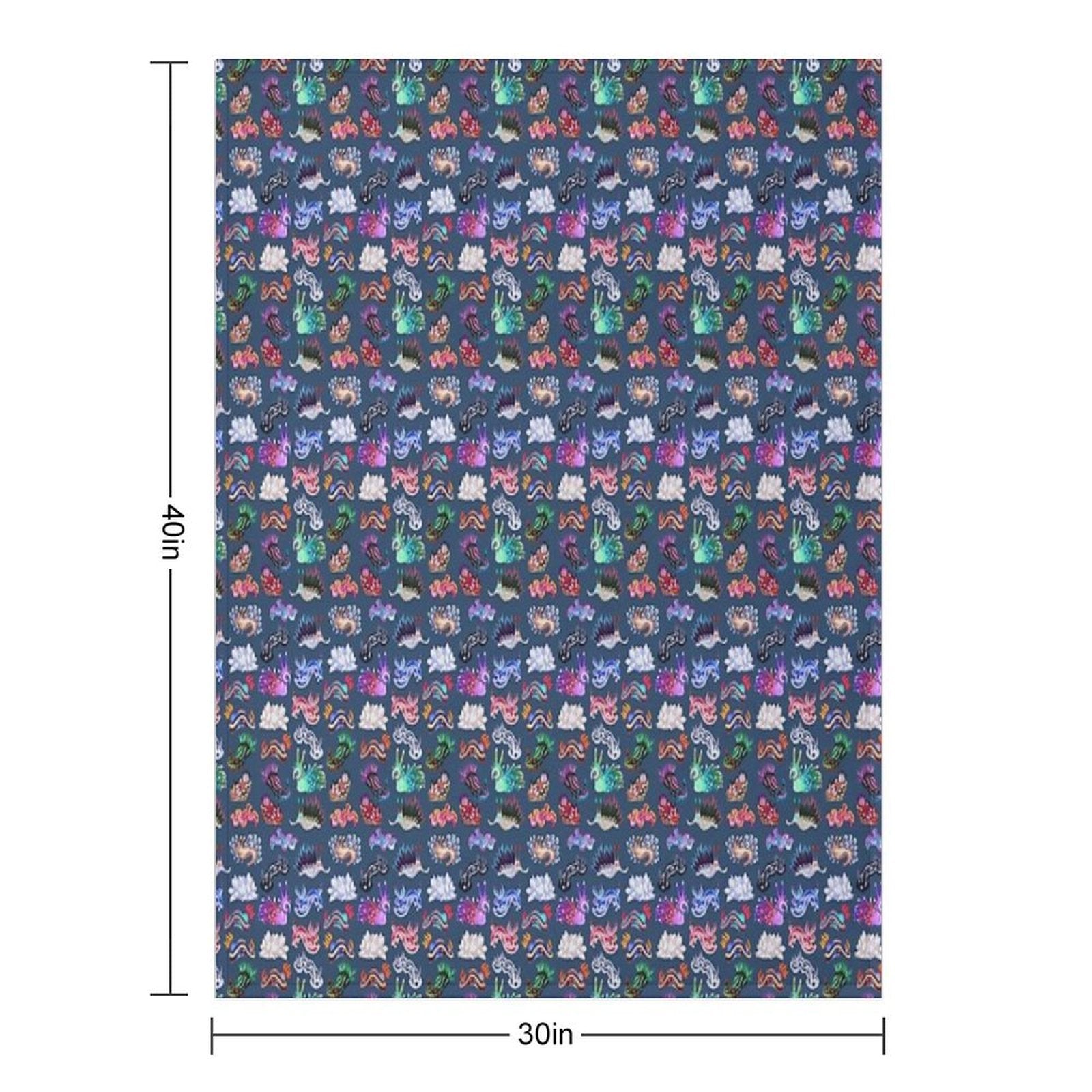 NUDIBRANCH Versatility Throw Blanket