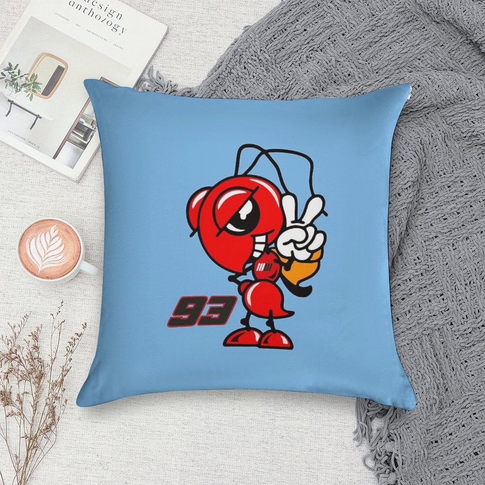 The Amazing  Spaniard Racer Soft Anti-Pilling Throw Pillow