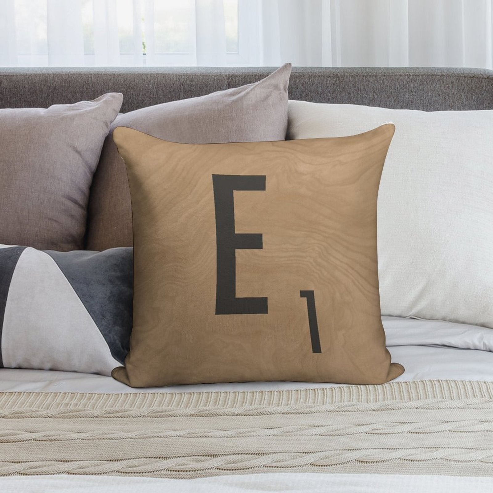 Scrabble Soft Anti-Pilling Throw Pillow