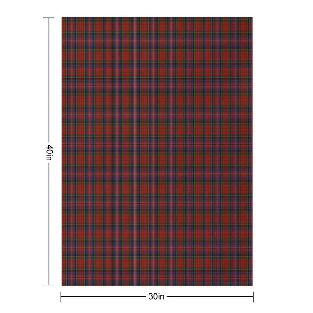 MacPherson Clan Tartan Easy Care Throw Blanket