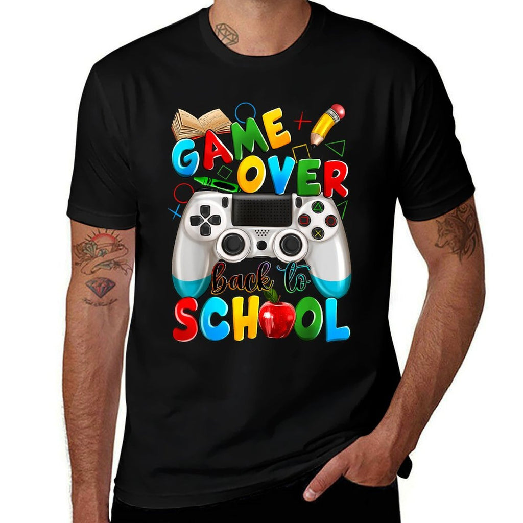 Game Over Back to School - Crush The School Year!  High-quality Stitching T-Shirt
