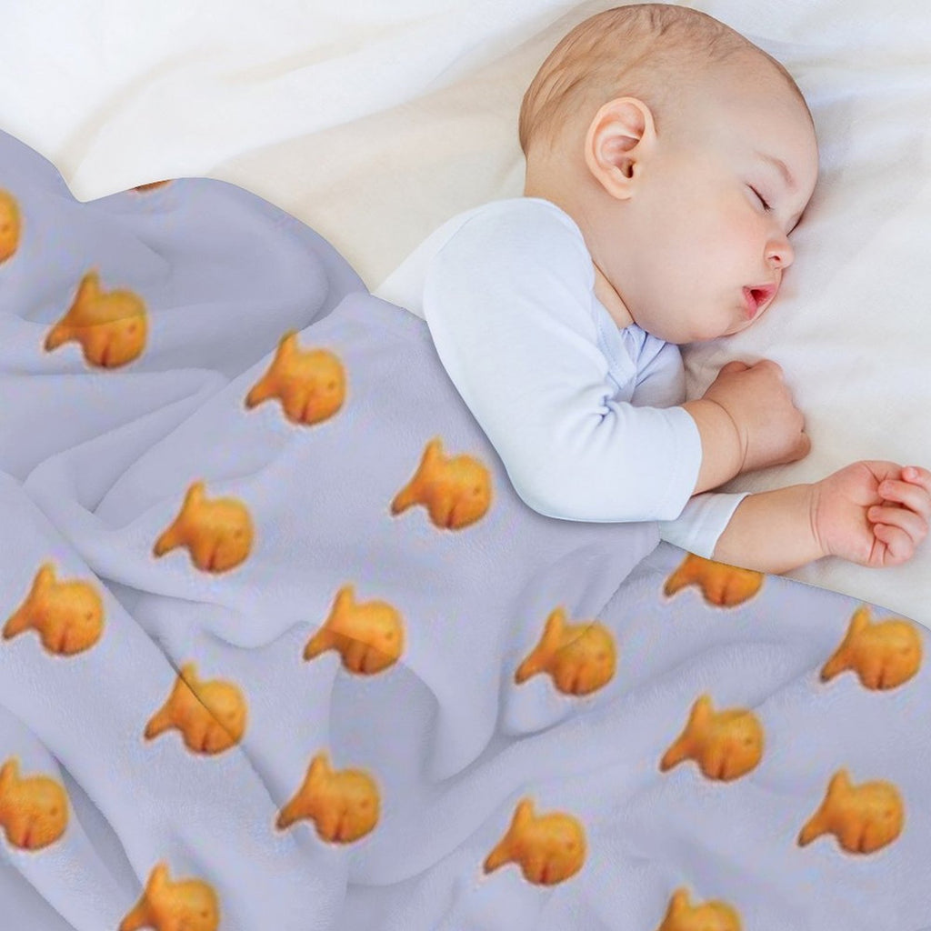 Goldfish Crackers Easy Care Throw Blanket