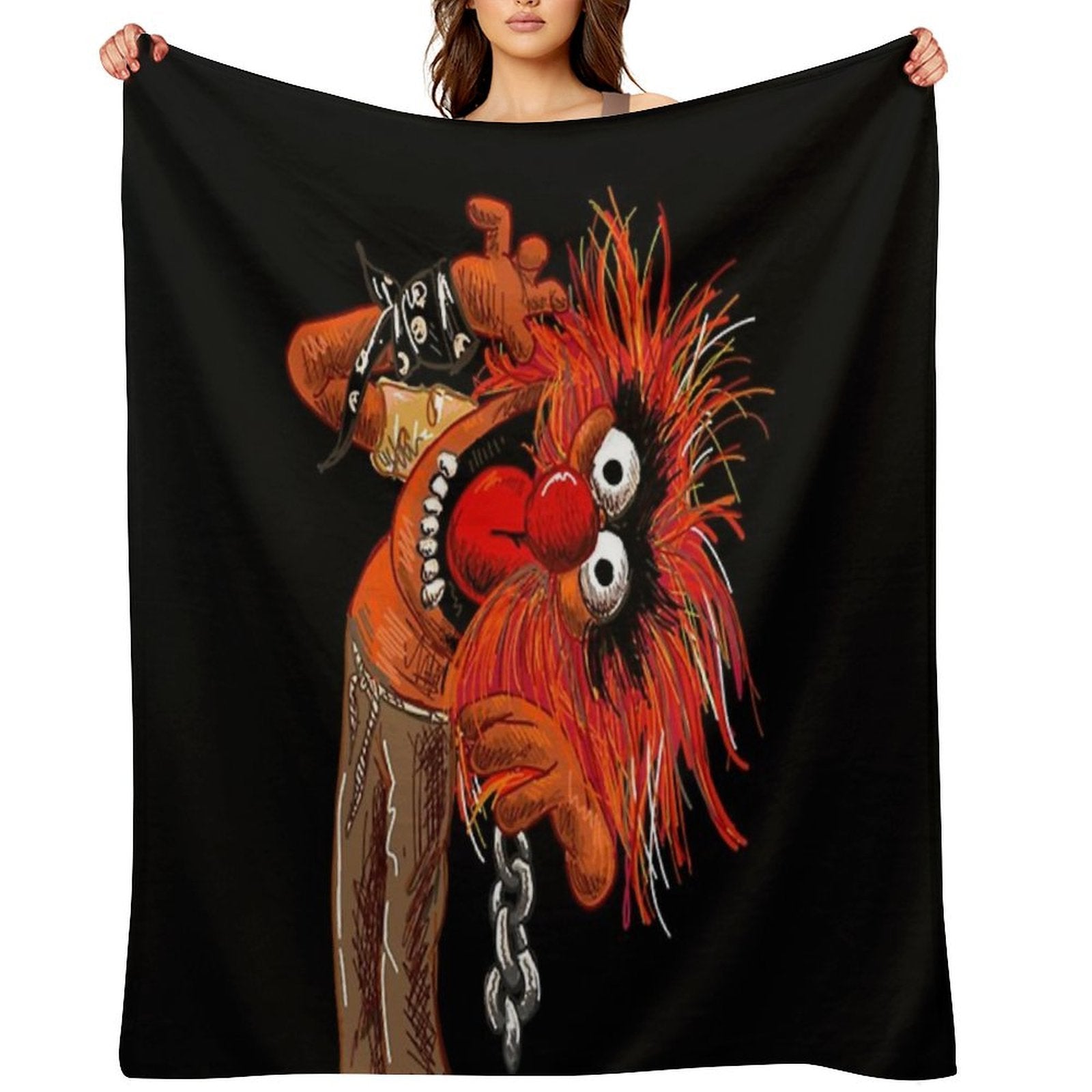 Animal The Muppets Travel-friendly Throw Blanket
