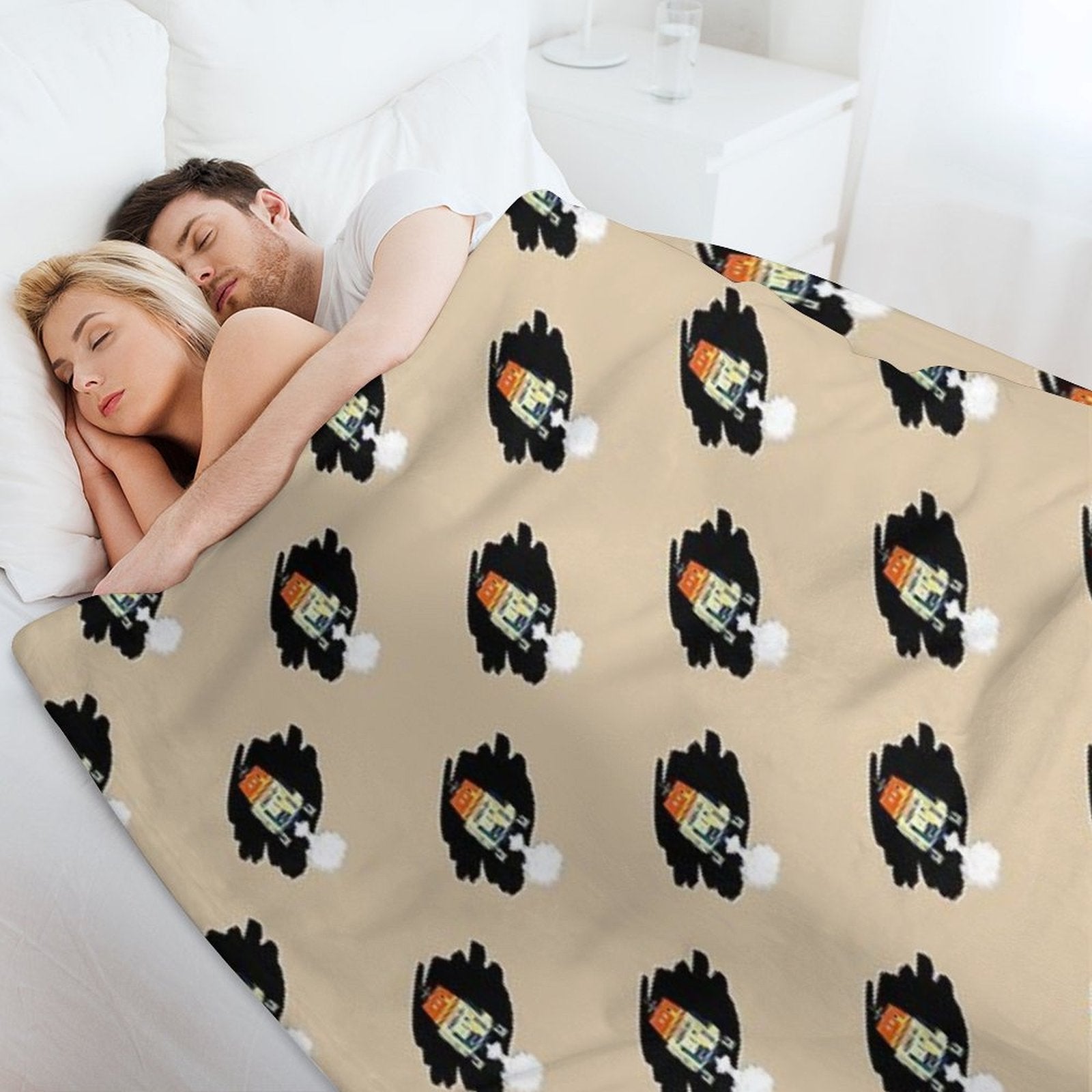 Chop in Space Eco-conscious Throw Blanket