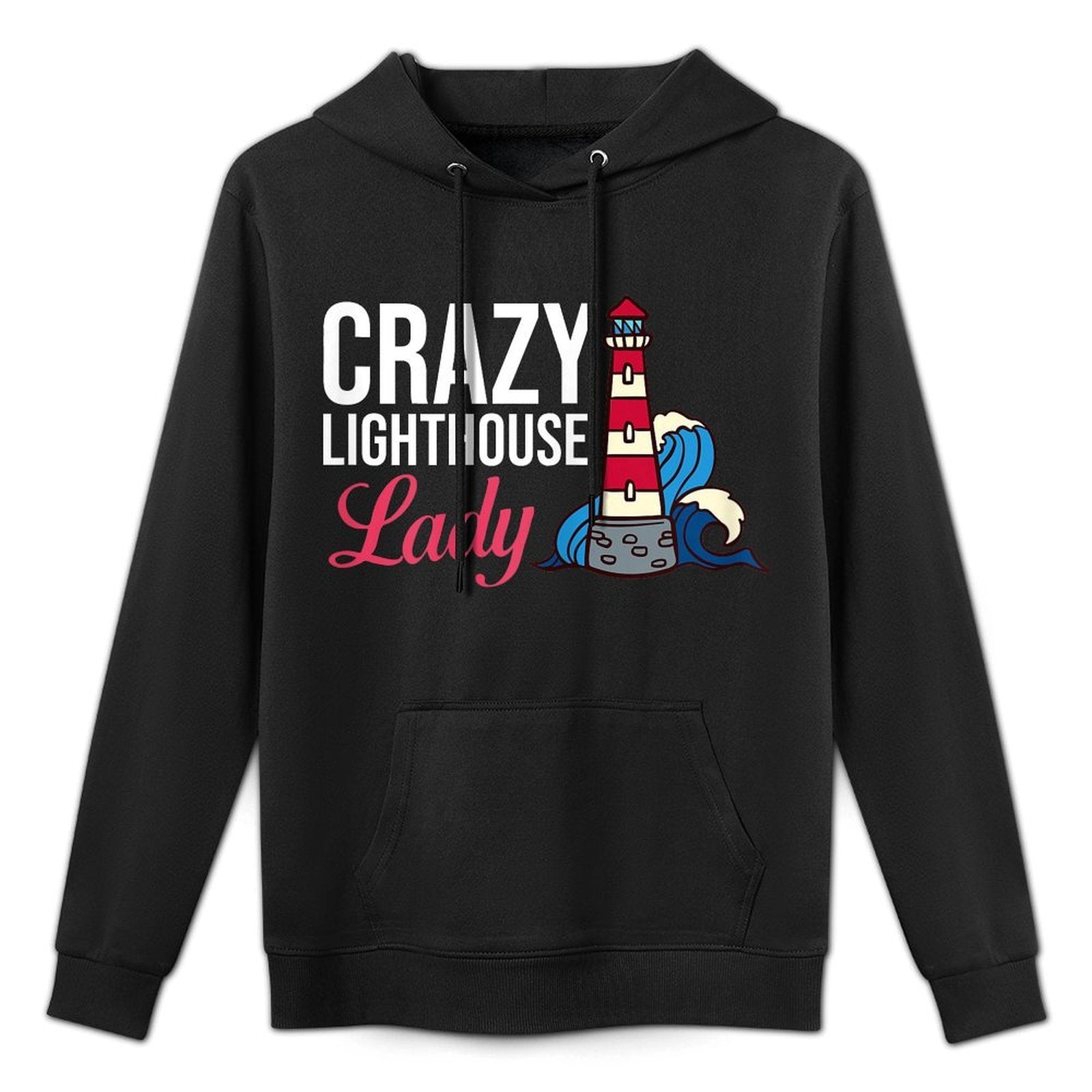 Lighthouse Tower Beach Ocean Quotes Lamp Light Pilling-Resistant Hoodie