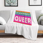 Queer Humour Durable Throw Blanket