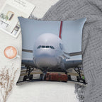 Qantas A380 Soft Skin-Friendly Throw Pillow