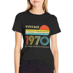 50 Year Old Gifts Vintage 1970 Limited Edition 50th Birthday  Relaxed-fit T-Shirt