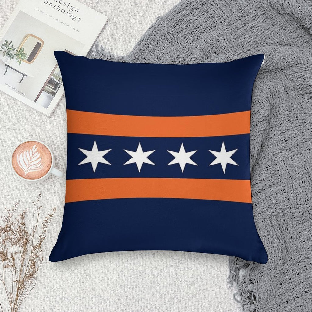 Chicago Football Soft Warmth Comfort Throw Pillow
