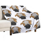 Valais Blacknose Sheep Wrinkle-free Throw Blanket