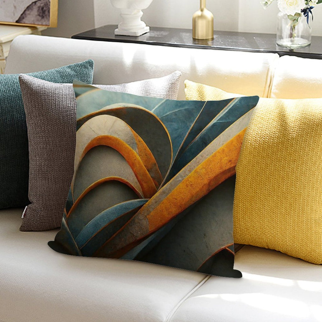 Modern Design Abstract Background And Texture Soft Warmth Comfort Throw Pillow