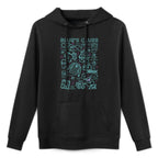 Blues Clues Group Shot Outline Collage Casual Wear Hoodie