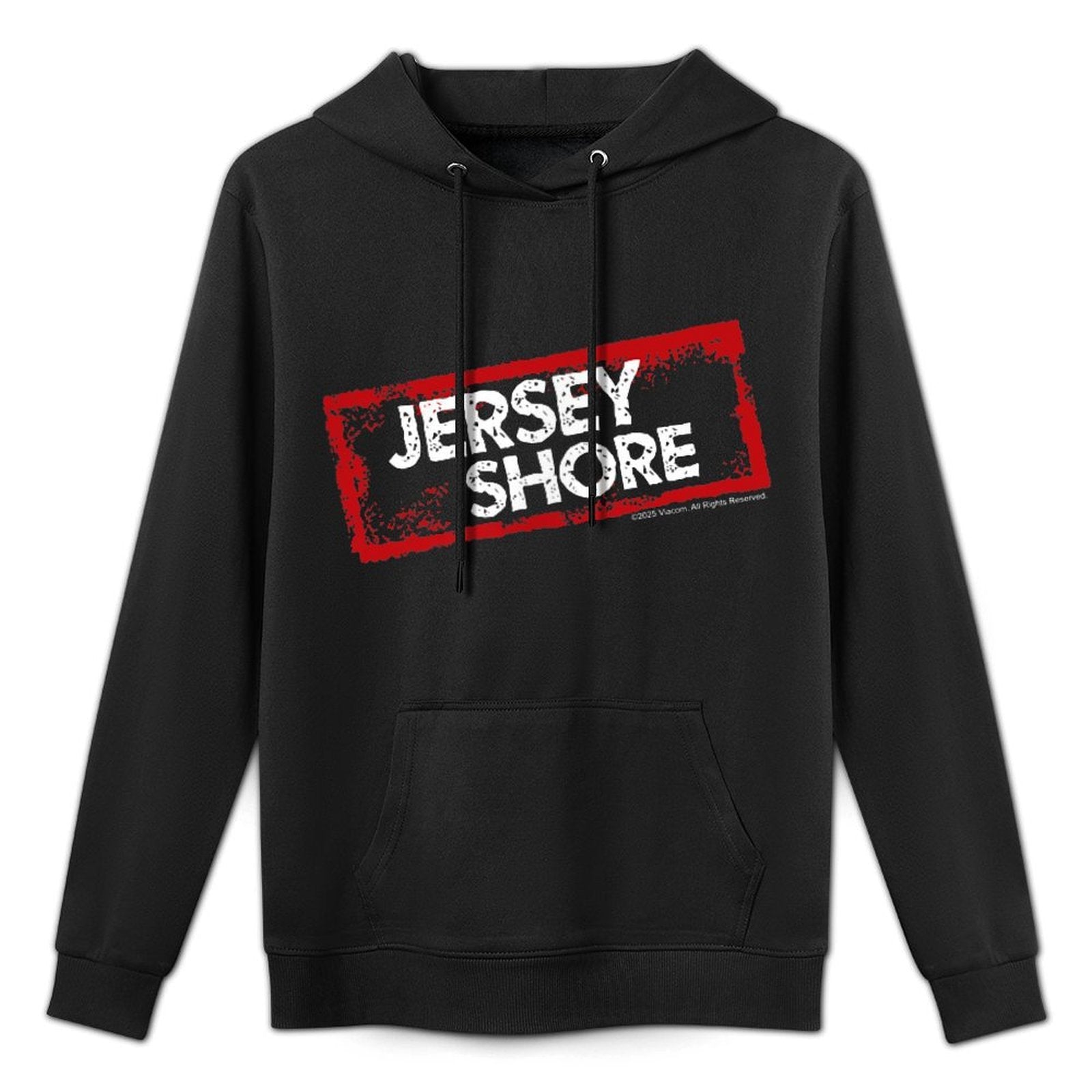 Jersey Shore Small Chest Logo Reality TV Show Relaxed Fit Hoodie