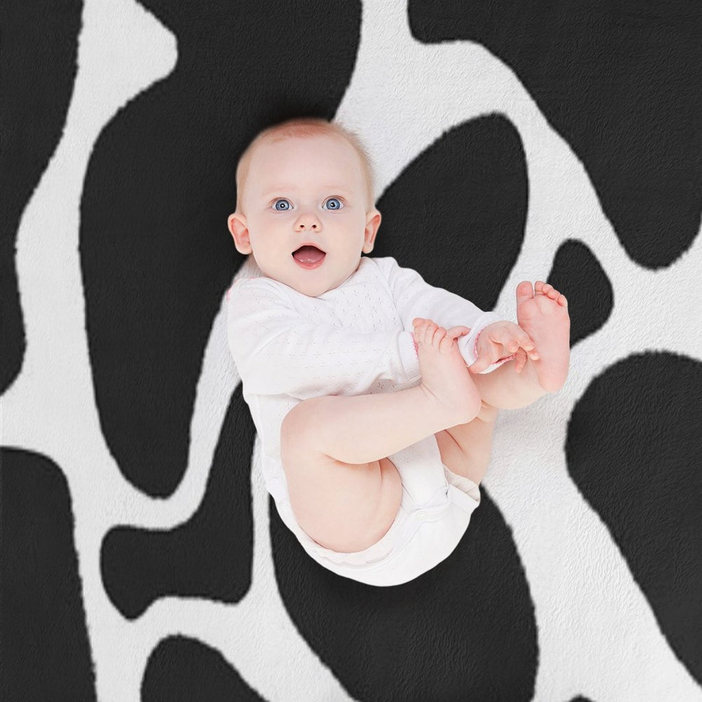 Classic Cow Print Premium Throw Blanket