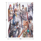 Main Characters - Kiseki Series - Legend of Heroes - Trails of Cold Steel Travel-friendly Throw Blanket