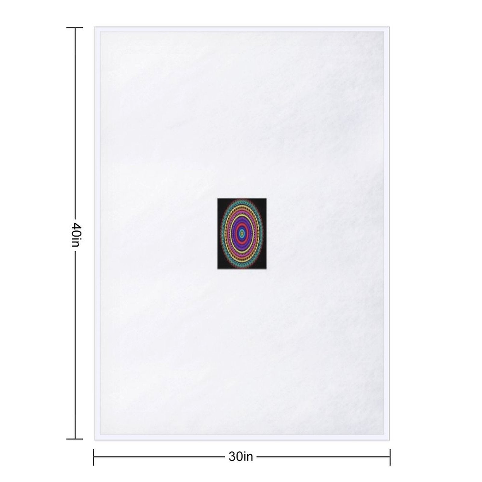 Queer Light Mandala  Radiant Rainbow Pride Art of Strength & Spirit Wrinkle-free Throw Blanket