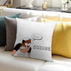 That Was Cringe  Pizza Tower Soft Home Decor Throw Pillow