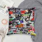 Cassette Tape Soft Ultra-Soft Texture Throw Pillow