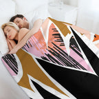 Refresher  Abstract Bright Print Travel-friendly Throw Blanket