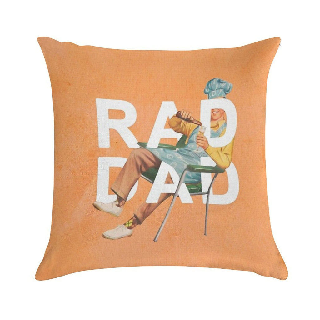 Rad Dad Soft Warmth Comfort Throw Pillow