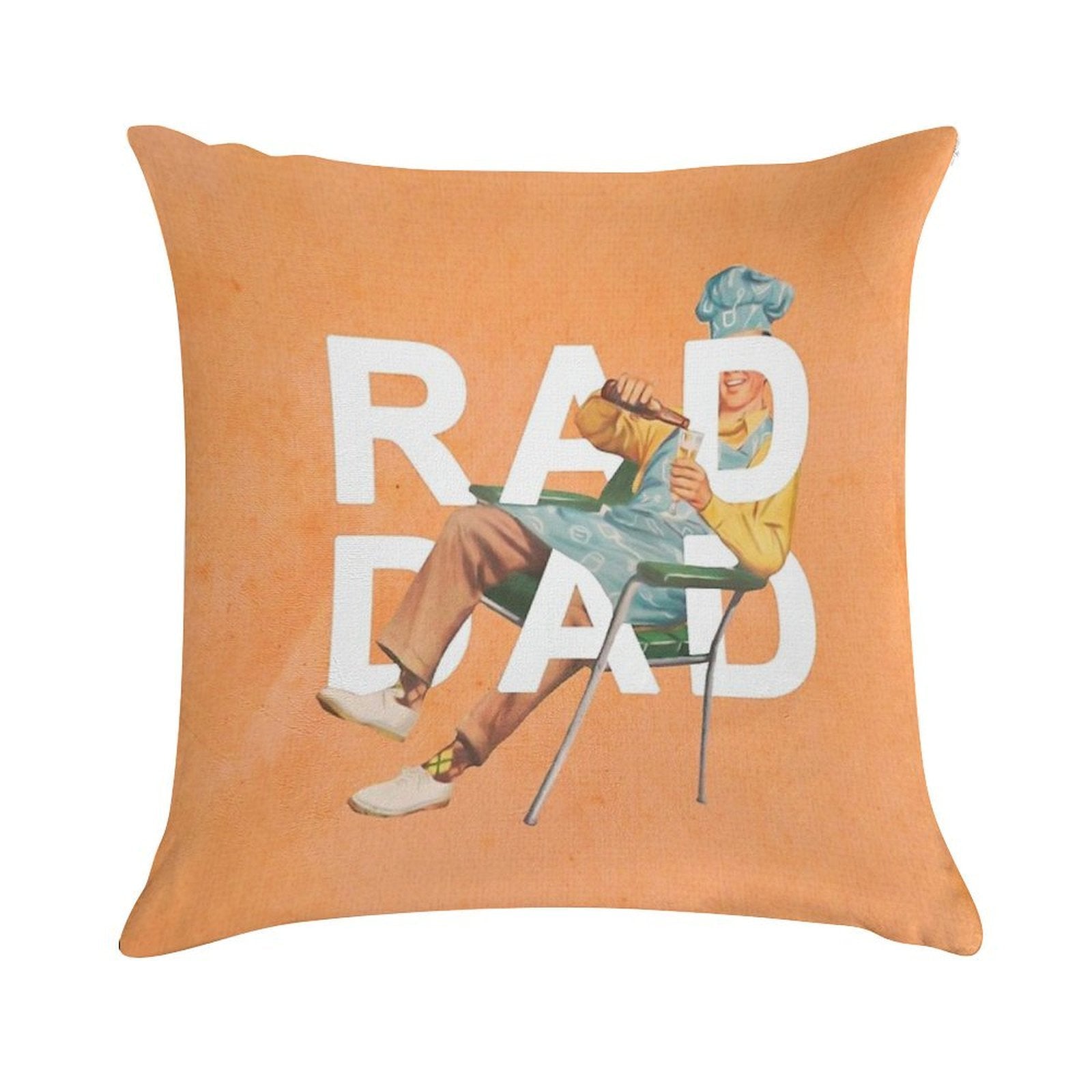 Rad Dad Soft Warmth Comfort Throw Pillow