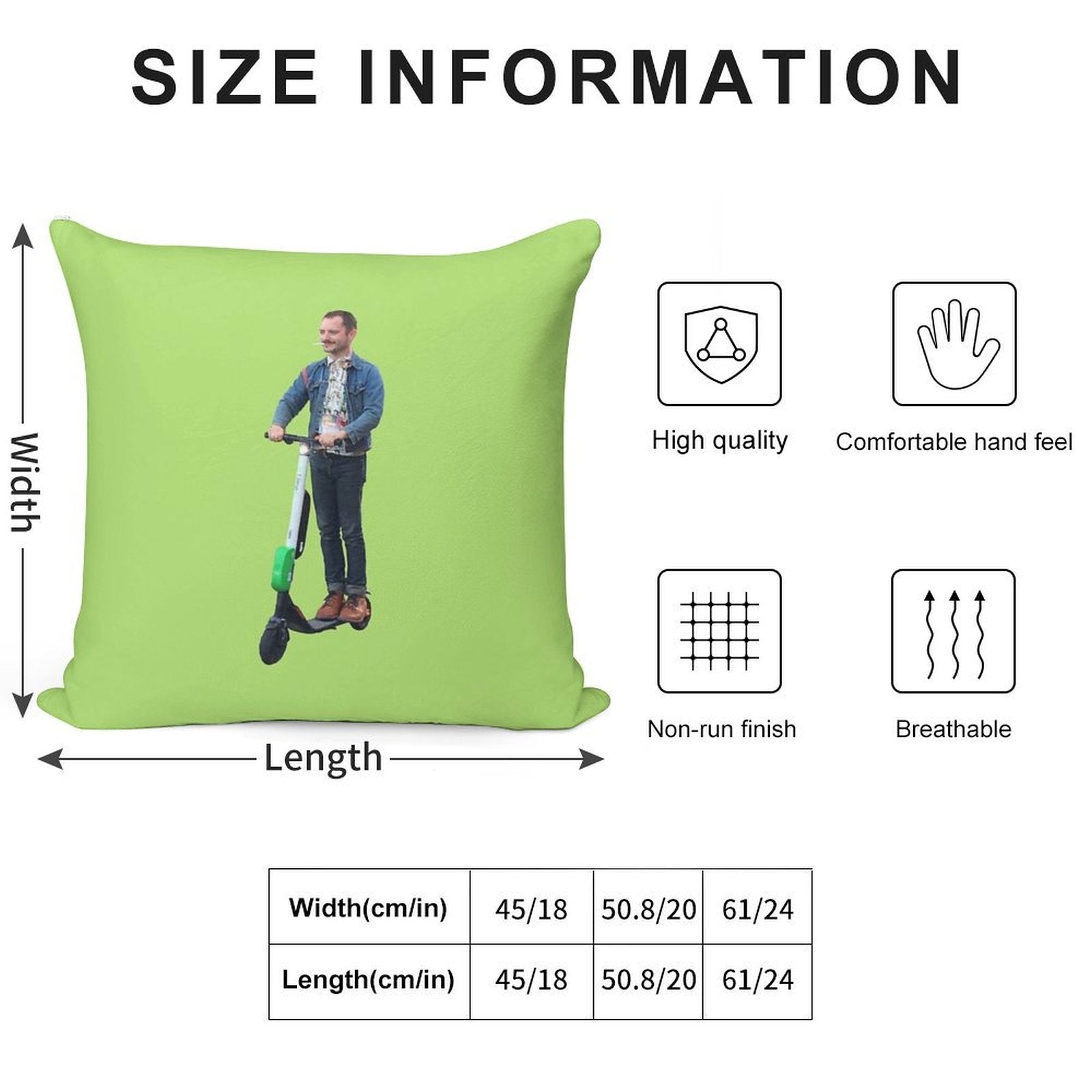 Elijah Wood On Scooter Soft Warmth Comfort Throw Pillow