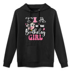 Tia Of The Birthday Girl Farm Cow 1St Birthday Girl Versatile Streetwear Hoodie