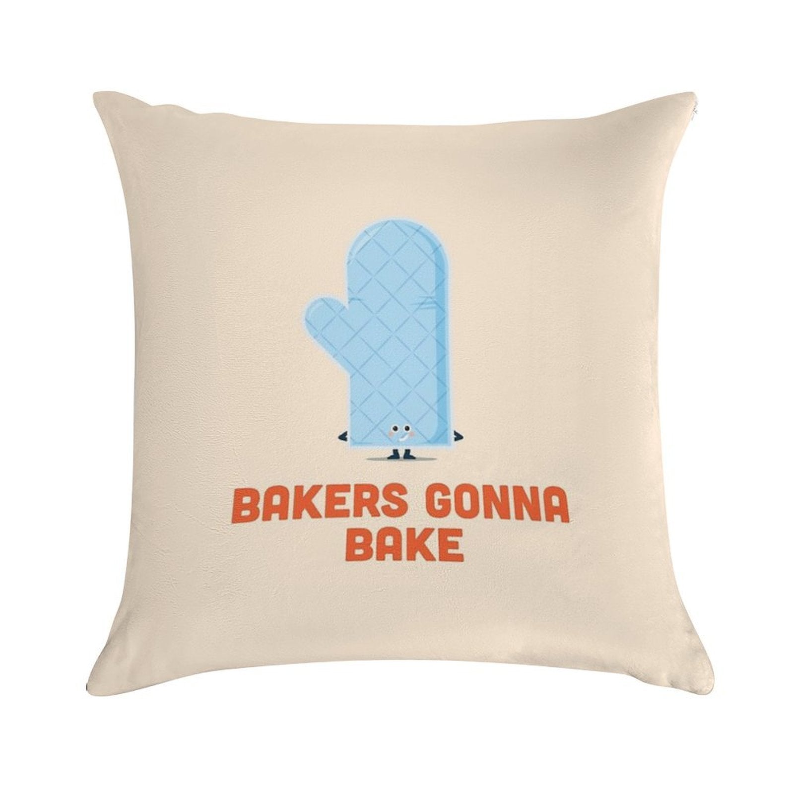 Character Building - Bakers Gonna Bake Soft Warmth Comfort Throw Pillow