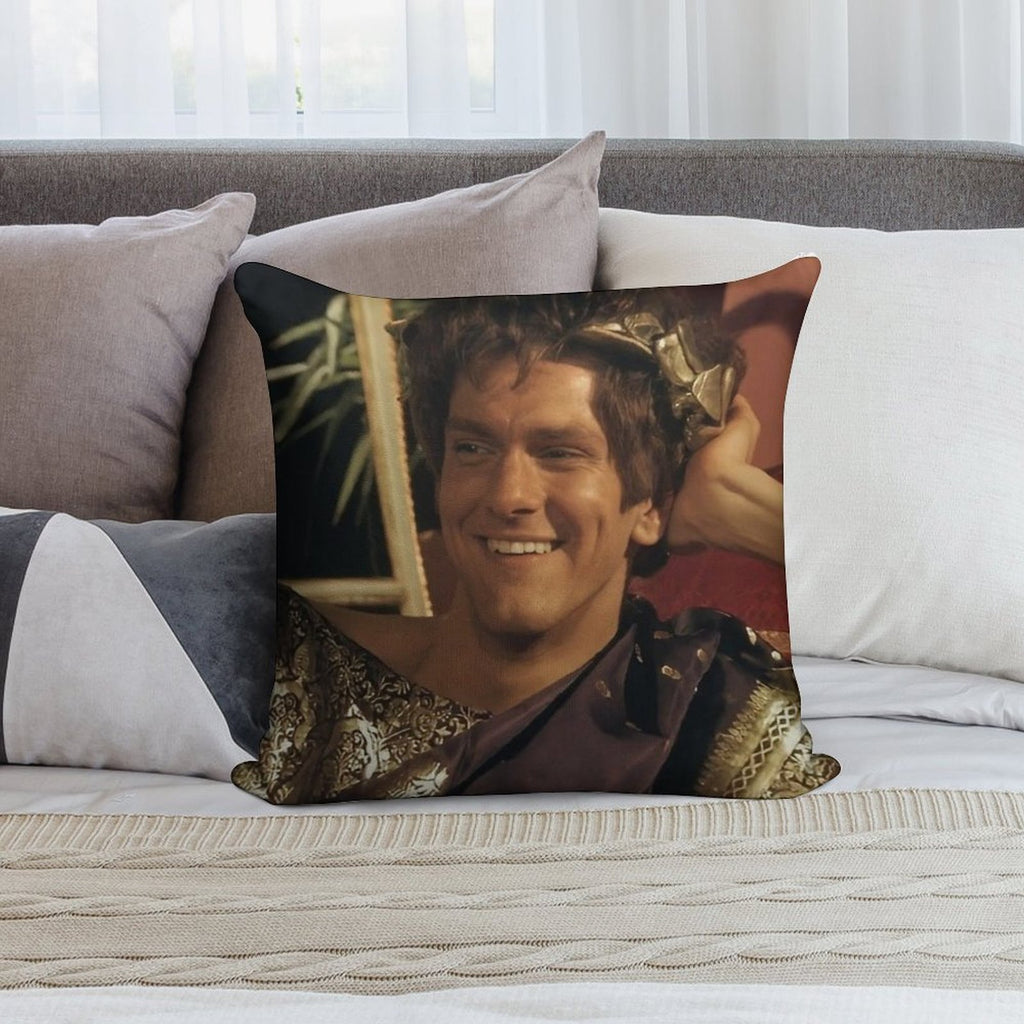 Mathew Baynton Ghostsbbc Horrible Histories Soft Short Plush Fabric Throw Pillow