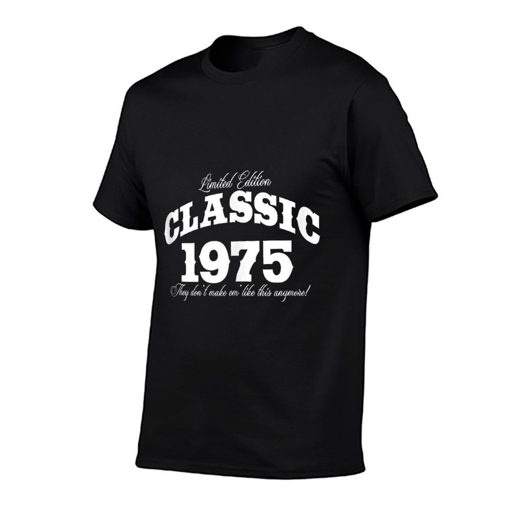 50 Year Old Vintage Classic Car 1975 50th Birthday  Heathered Texture T-Shirt
