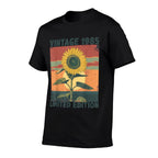 40 Years Old Gift Vintage 1985 Sunflower Lover 40th Birthday  Quick-drying T-Shirt