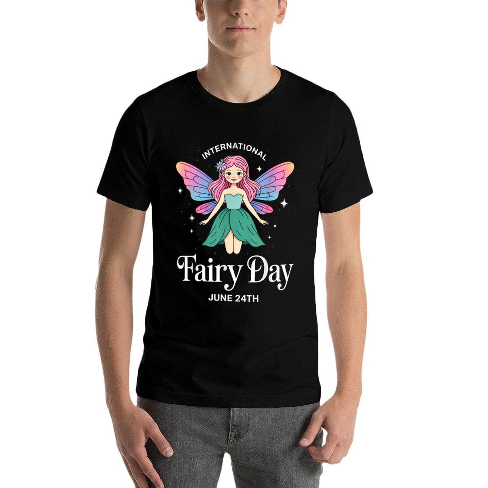 International Fairy Day June 24th Fairy Fantasy Lovers Day  Lightweight T-Shirt