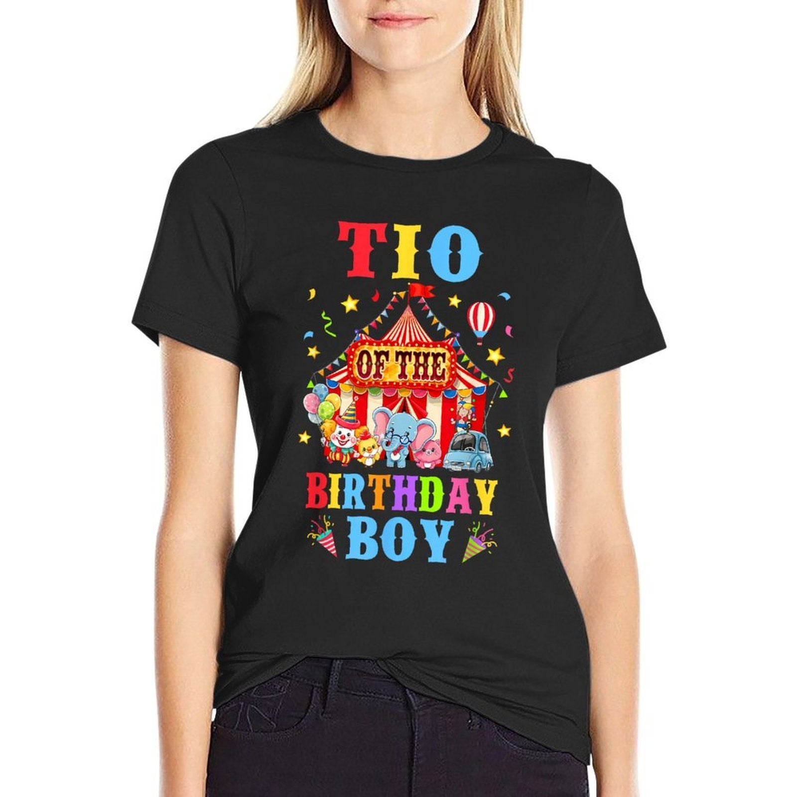 Tio Of The Birthday For Boy Circus Carnival Theme Party  Soft T-Shirt