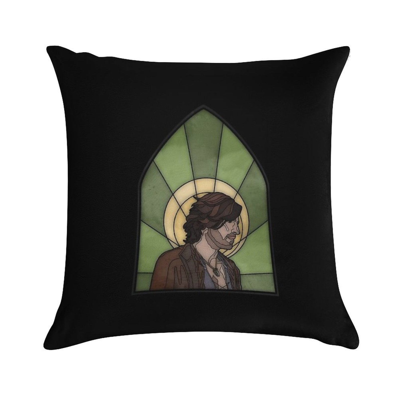 Gwaine in Glass Soft Bedroom Essential Throw Pillow