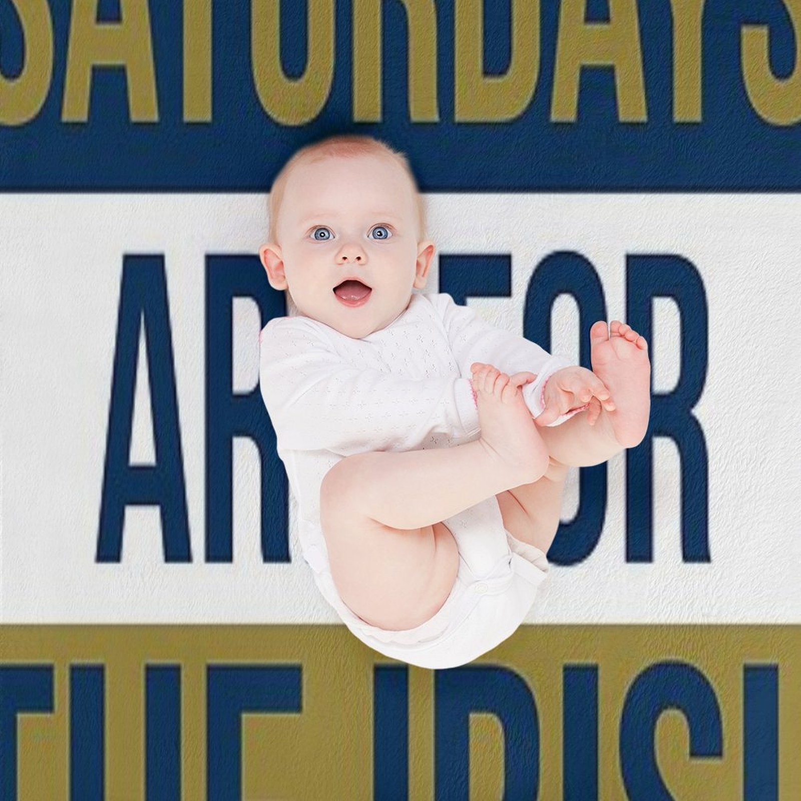 Saturdays Are For The Irish Shirts & Stickers Travel-friendly Throw Blanket